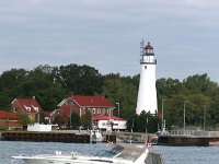 Fort Gratiot Lighthouse was the first lighthouse in the state of Michigan. It was constructed north of Fort Gratiot in 1829 by Lucius Lyon who later became one of Michigan's first US Senators.